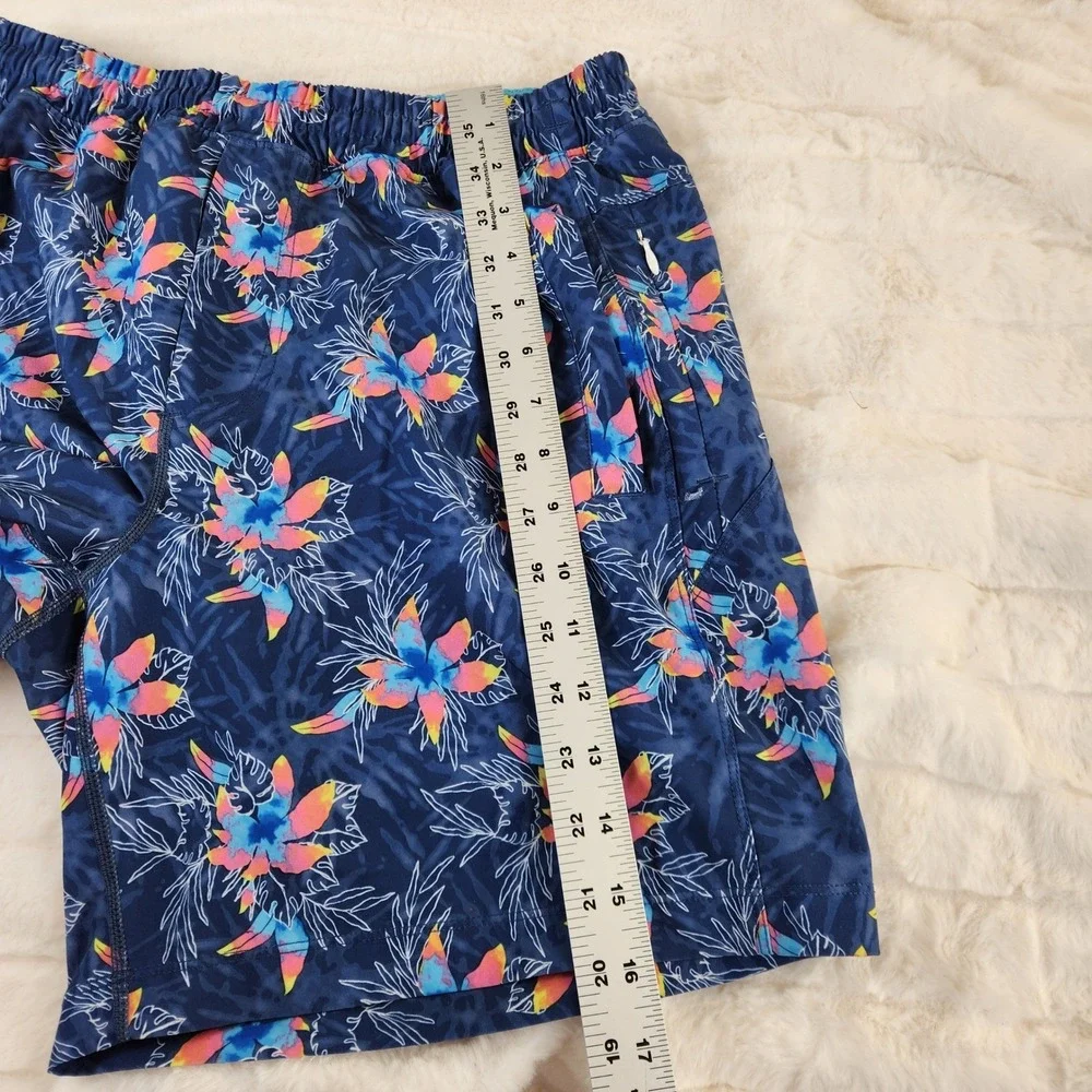 Birddogs Men Captain South Americas‎ Blue Lined Athletic Size Medium Classic Fit